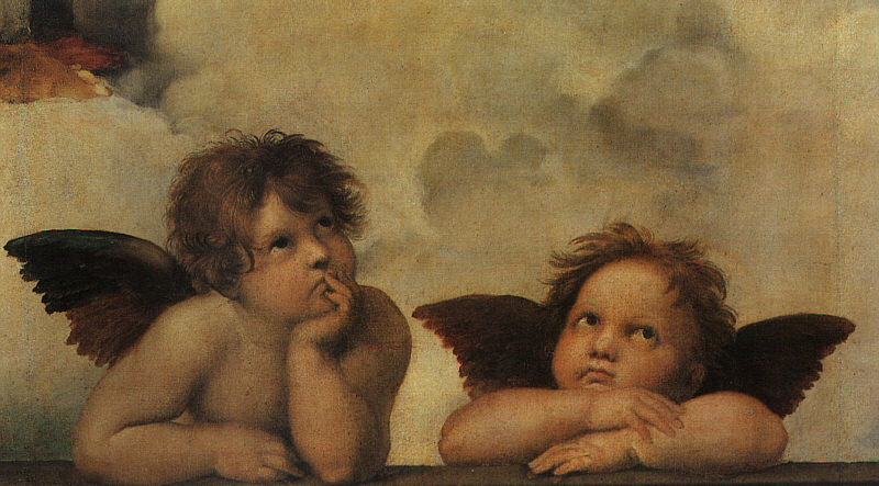 The Sistine Madonna (detail)