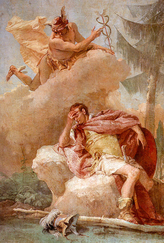 Mercury Appearing to Aeneas